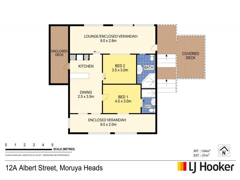 12A Albert Street, Moruya Heads NSW 2537 Floorplan