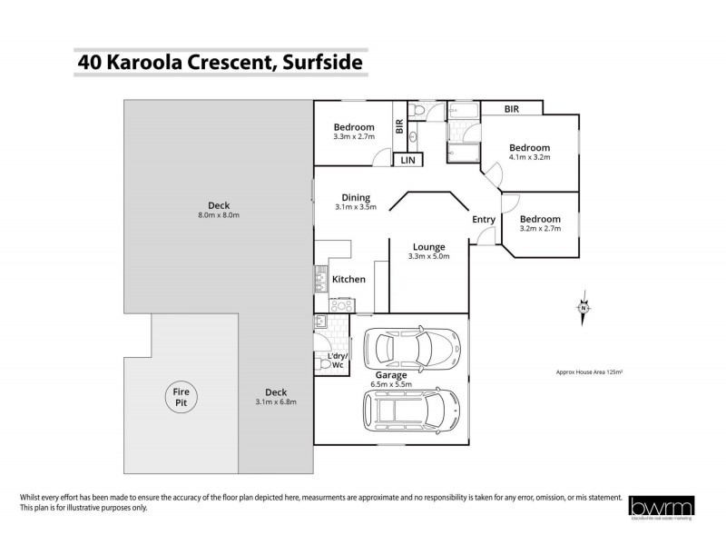 40 Karoola Crescent, Surfside NSW 2536 Floorplan