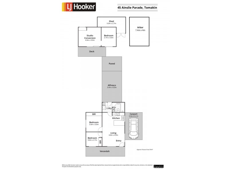 45 Ainslie Parade, Tomakin NSW 2537 Floorplan