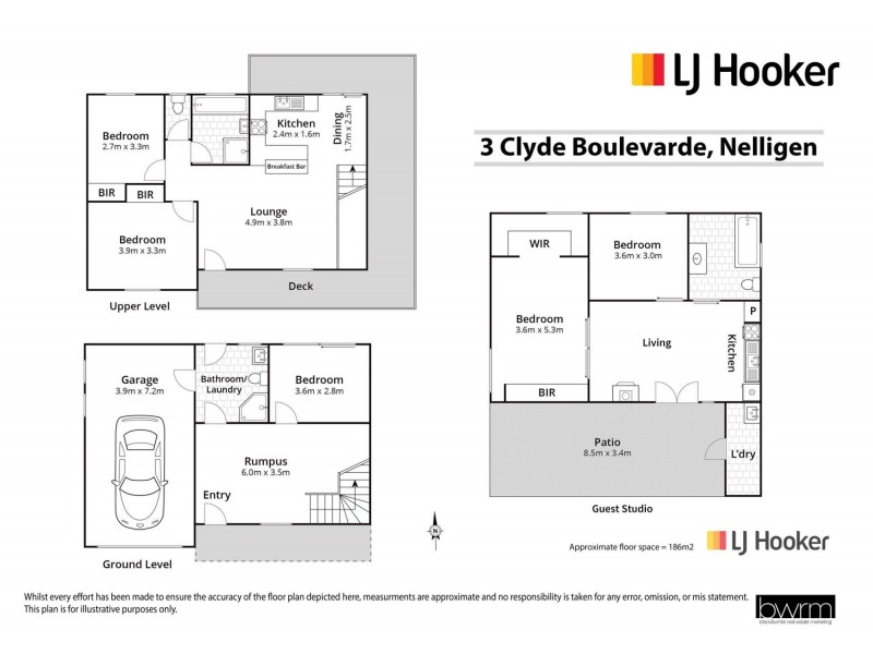 3 Clyde Boulevard, Nelligen NSW 2536 Floorplan