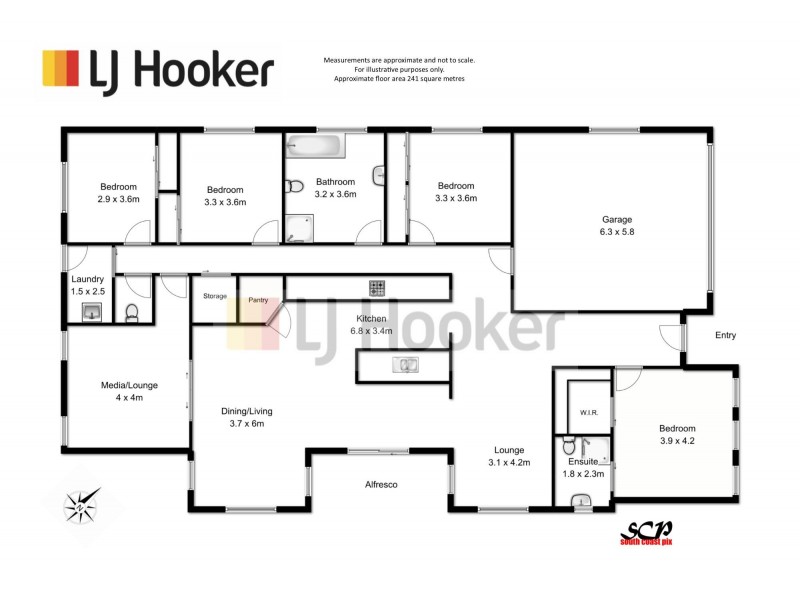7 John Penn Drive, Tomakin NSW 2537 Floorplan