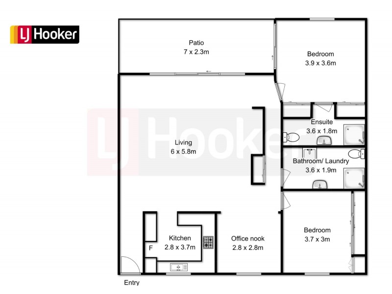 3/2152 George Bass Drive, Tomakin NSW 2537 Floorplan