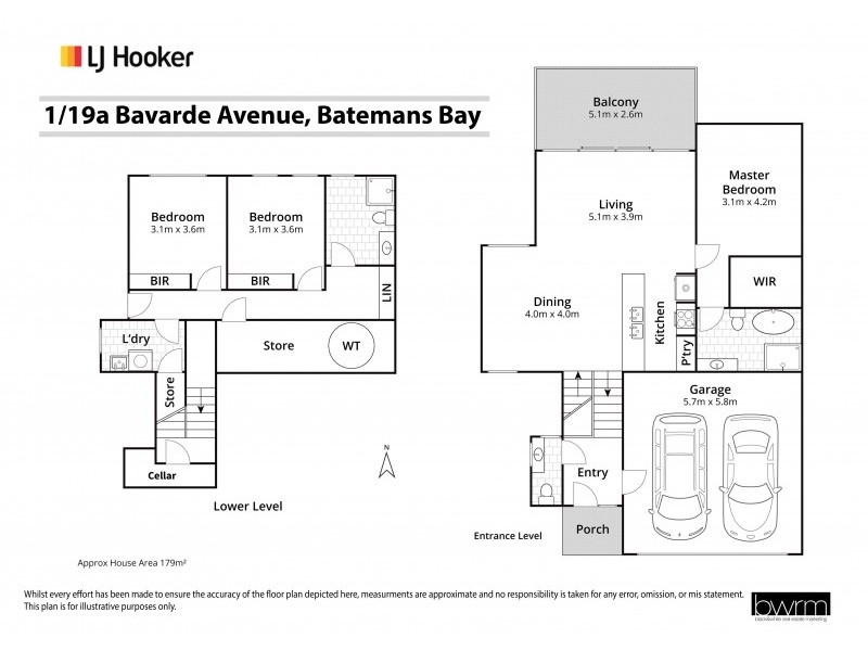 1/19A Bavarde Avenue, Batemans Bay NSW 2536 Floorplan