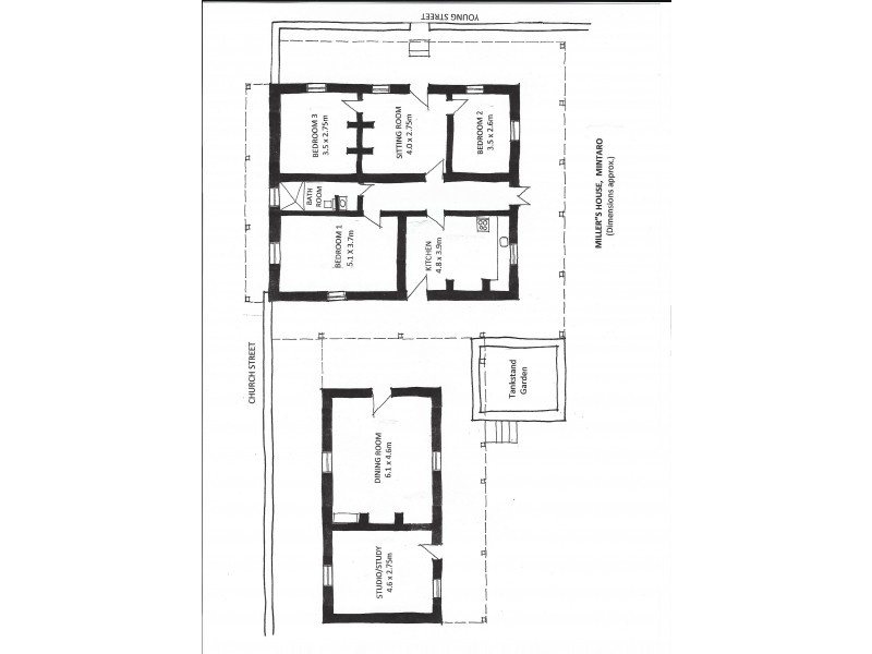 107 Church Street, Mintaro SA 5415 Floorplan
