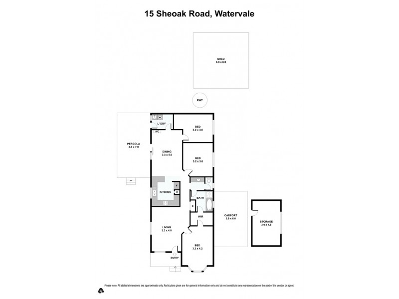 15 Sheoak Road, Watervale SA 5452 Floorplan