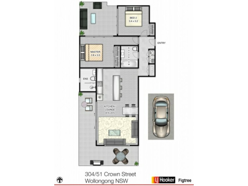 304/51 Crown Street, Wollongong NSW 2500