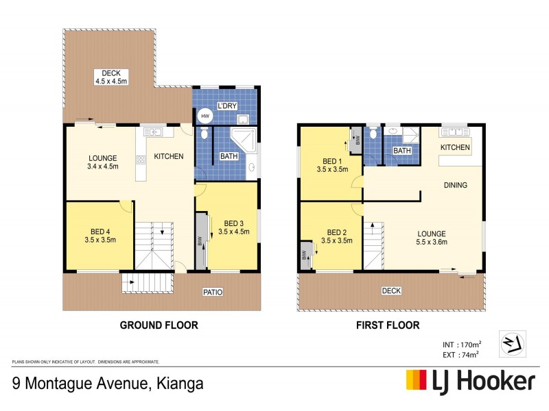 9 Montague Avenue, Kianga NSW 2546 Floorplan