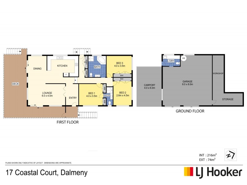 17 Coastal Court, Dalmeny NSW 2546 Floorplan