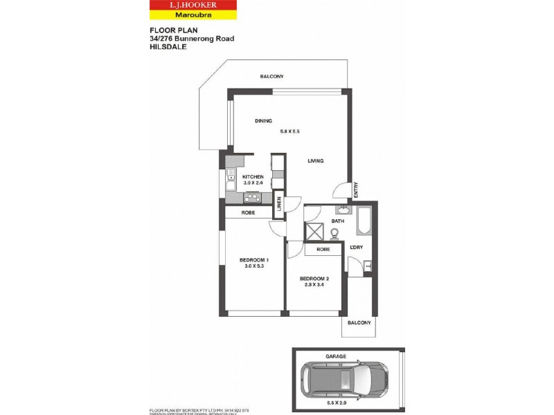 34/276 Bunnerong Road, Hillsdale NSW 2036