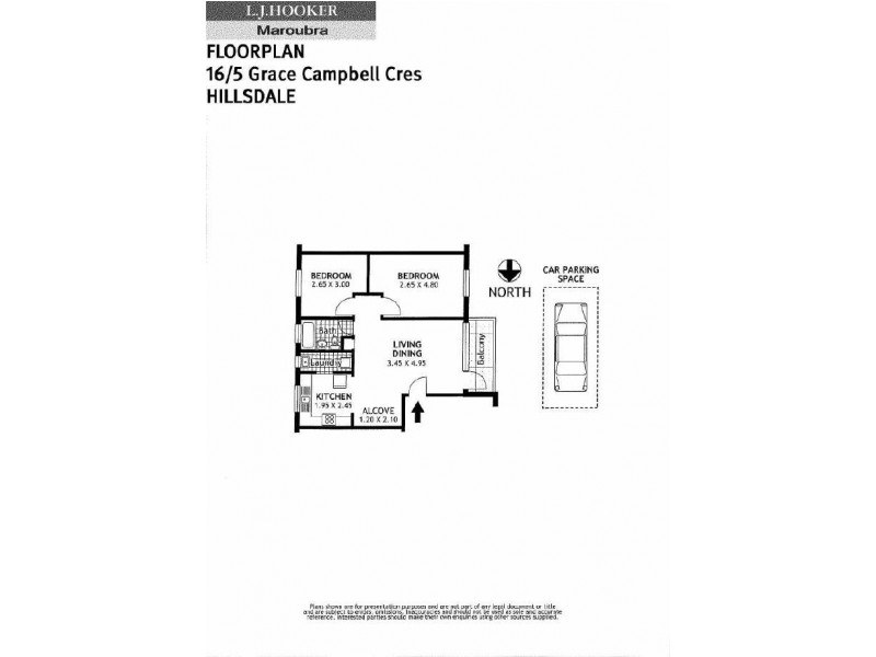 16/5 Grace Campbell Crescent, Hillsdale NSW 2036