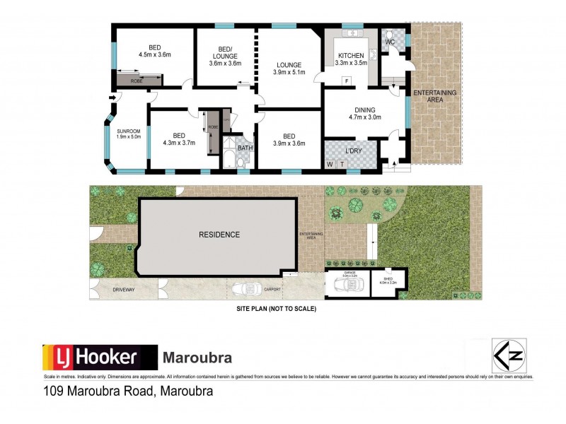109 Maroubra Road, Maroubra NSW 2035 Floorplan