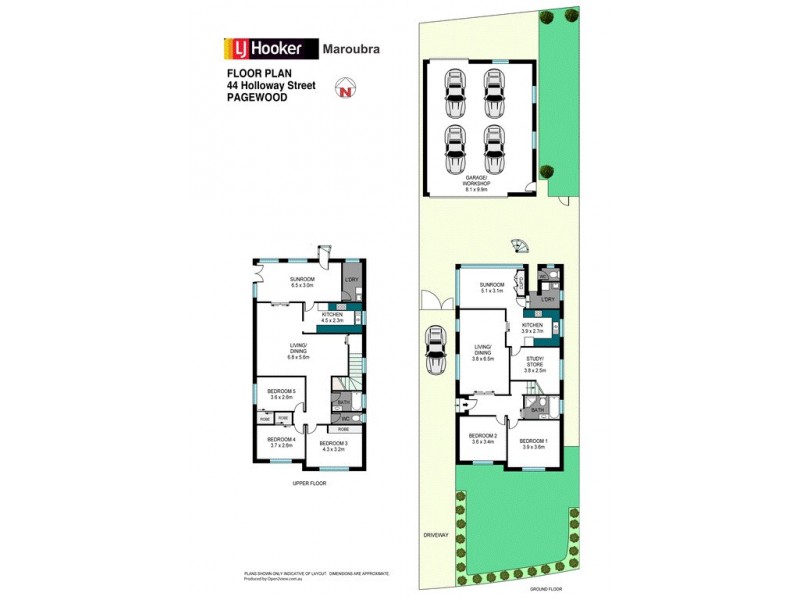 44 Holloway Street, Pagewood NSW 2035 Floorplan