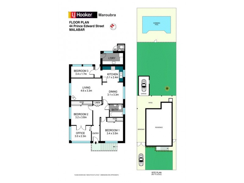 44 Prince Edward Street, Malabar NSW 2036 Floorplan