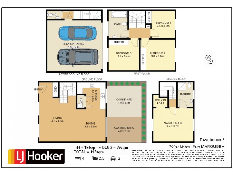 2/70 Yorktown Parade, Maroubra NSW 2035 Floorplan