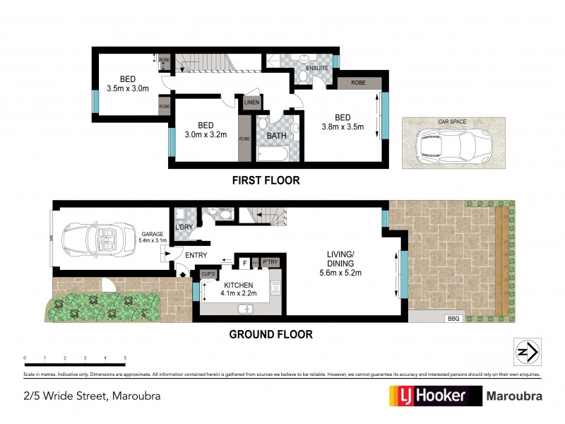 2/5 Wride Street, Maroubra NSW 2035 Floorplan