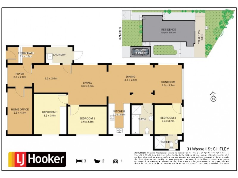 31 Wassell Street, Chifley NSW 2036 Floorplan