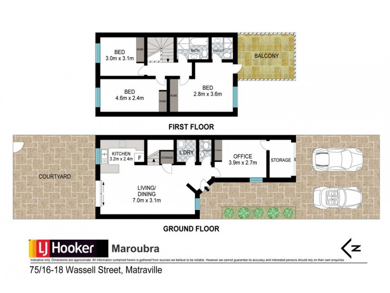 75/16-18 Wassell Street, Matraville NSW 2036 Floorplan