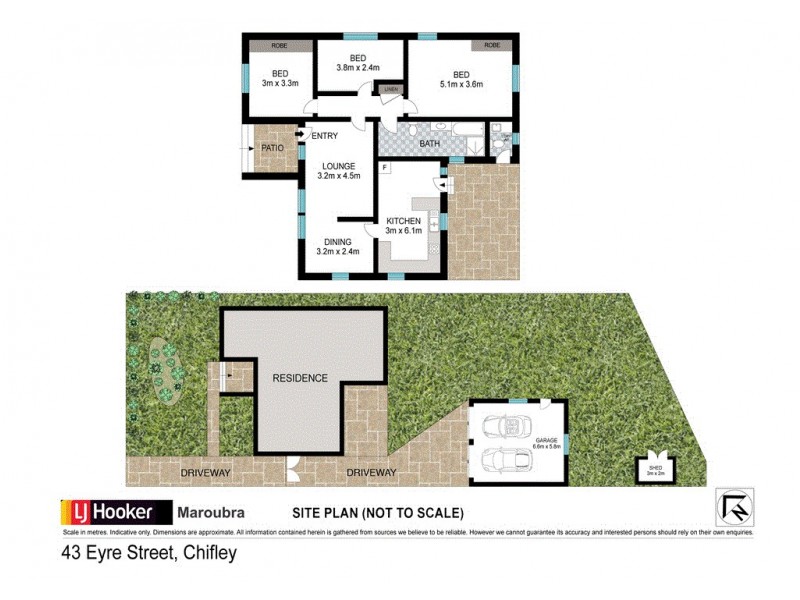 43 Eyre Street, Chifley NSW 2036 Floorplan