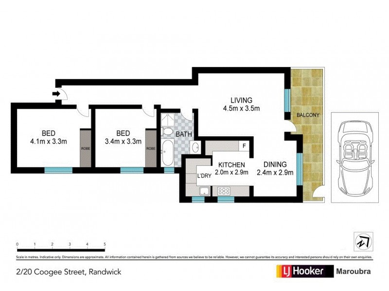 2/20-22 Coogee Street, Randwick NSW 2031 Floorplan