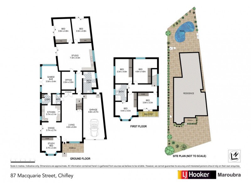 87 Macquarie Street, Chifley NSW 2036 Floorplan