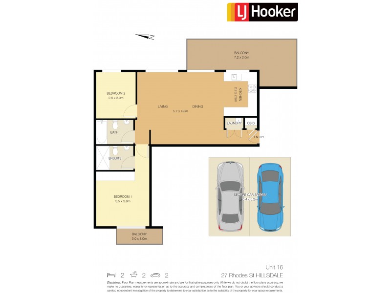 16/27-29 Rhodes Street, Hillsdale NSW 2036 Floorplan