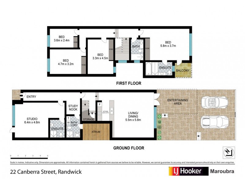 22 Canberra Street, Randwick NSW 2031 Floorplan