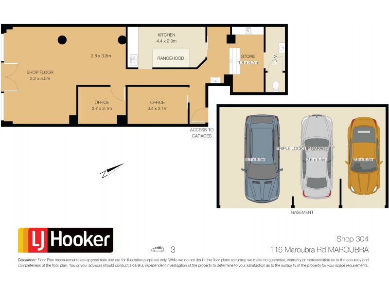 304/116 Maroubra Road, Maroubra NSW 2035 Floorplan