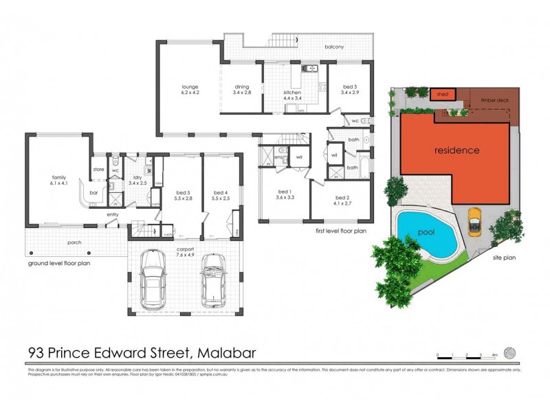 93 Prince Edward Street, Malabar NSW 2036 Floorplan