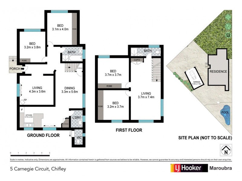 5 Carnegie Circuit, Chifley NSW 2036 Floorplan