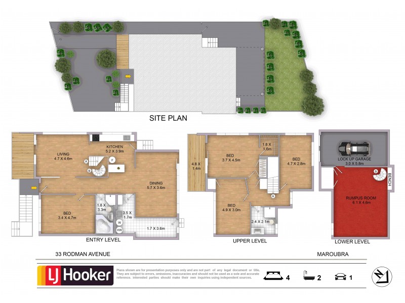 33 Rodman Avenue, Maroubra NSW 2035 Floorplan