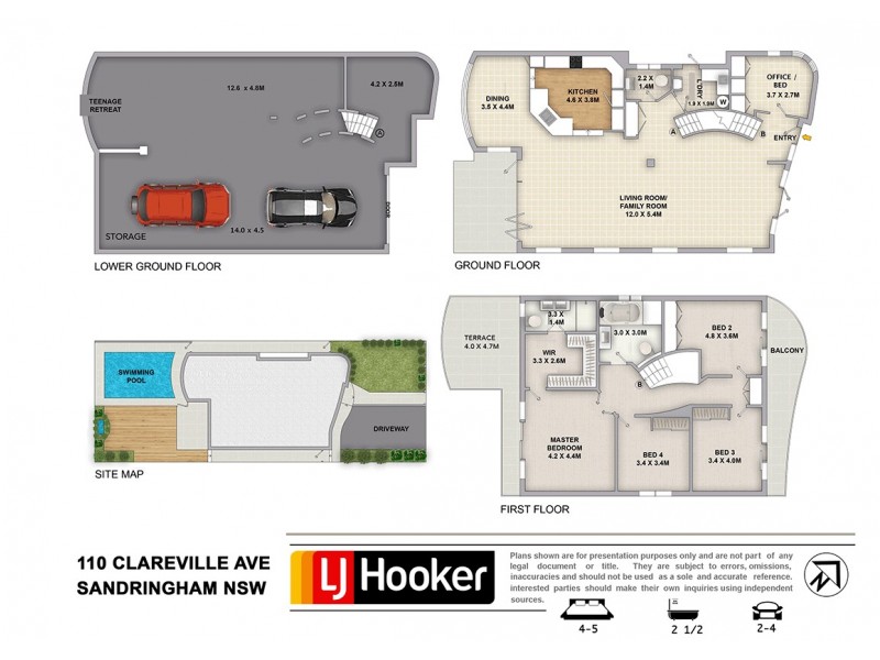 110 Clareville Avenue, Sandringham NSW 2219 Floorplan