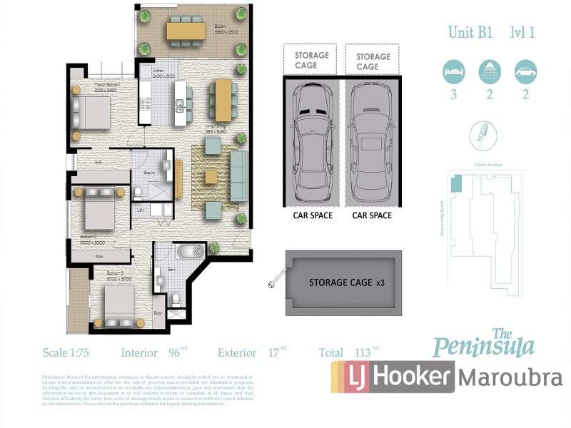 B1/495 Bunnerong Road, Matraville NSW 2036 Floorplan