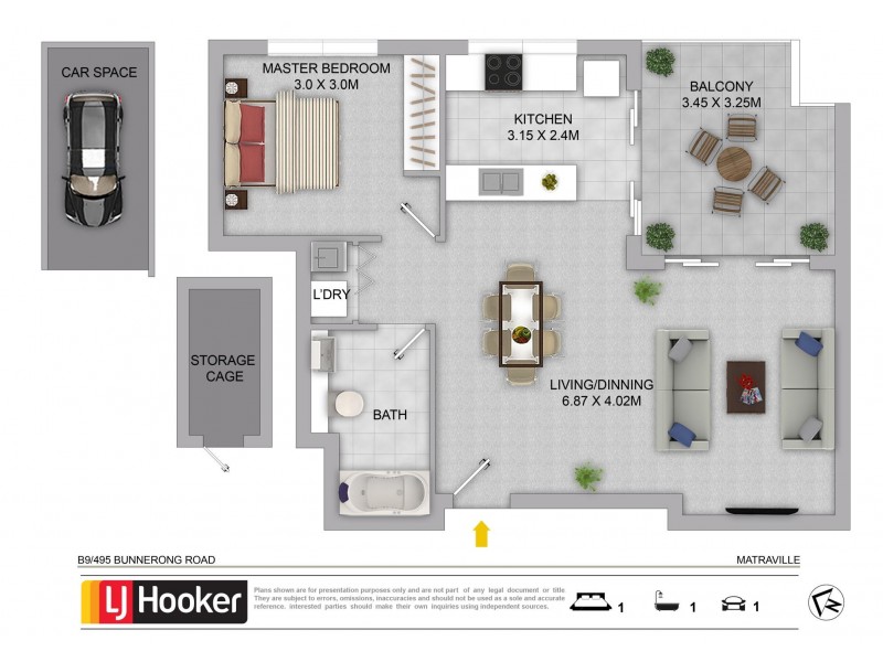 B9/495 Bunnerong Road, Matraville NSW 2036 Floorplan