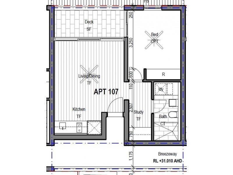 1BR/697-699 Anzac Parade, Maroubra NSW 2035 Floorplan