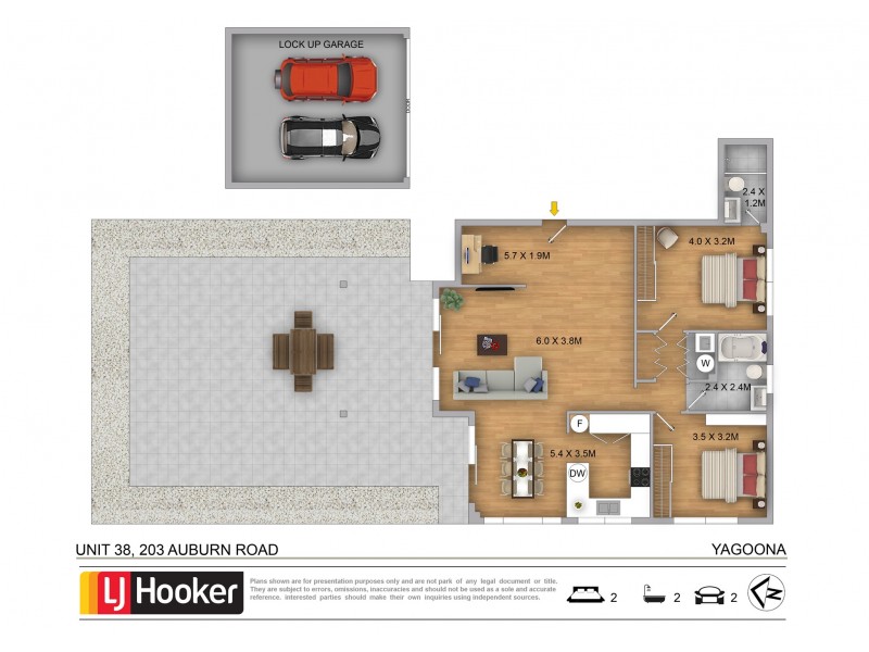 38/203 Auburn Rd, Yagoona NSW 2199 Floorplan