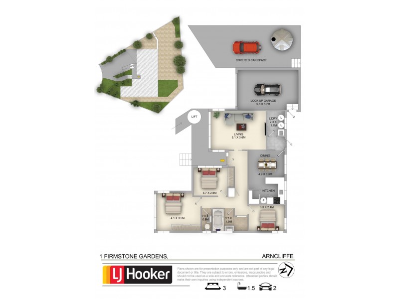 1 Firmstone Gardens, Arncliffe NSW 2205 Floorplan