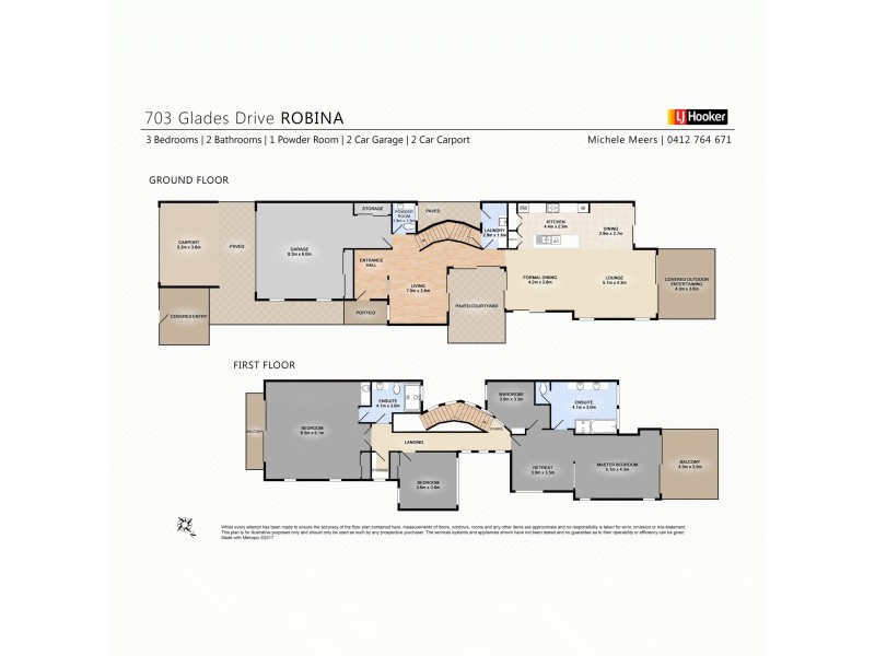 703 Glades Drive, Robina QLD 4226 Floorplan