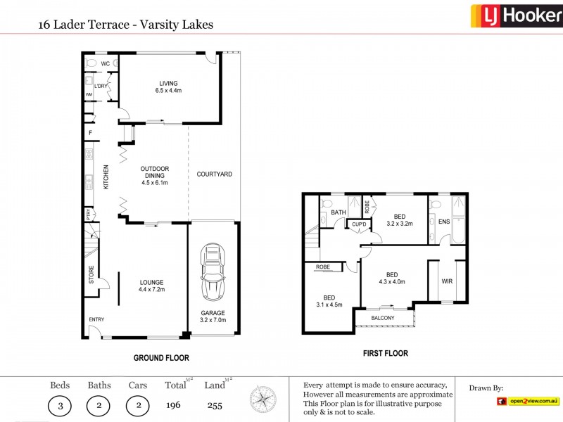 16 Lader Terrace, Varsity Lakes QLD 4227 Floorplan