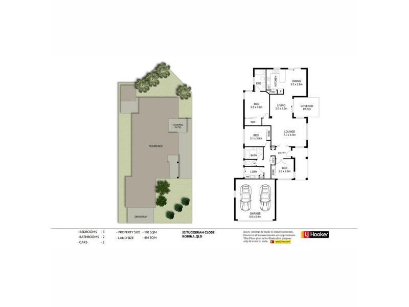 32 Tuggerah Close, Robina QLD 4226 Floorplan