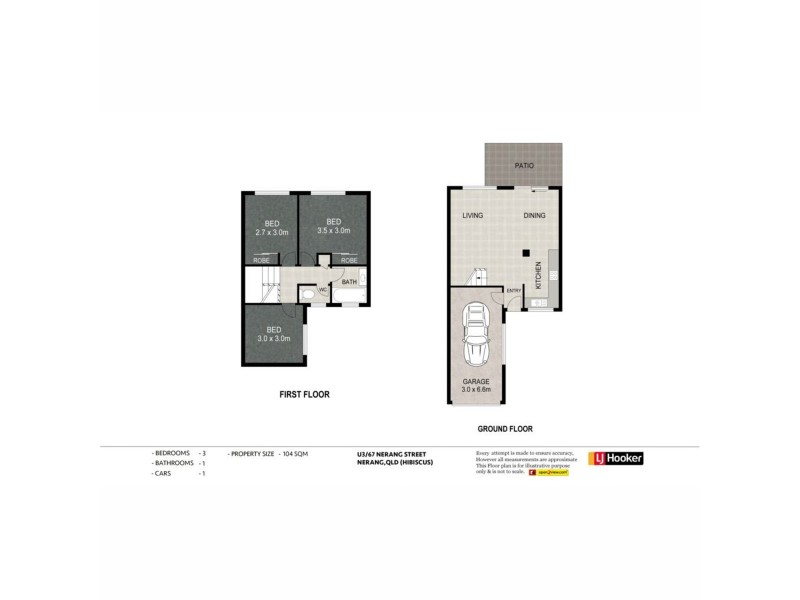 3/67 Nerang Street, Nerang QLD 4211 Floorplan