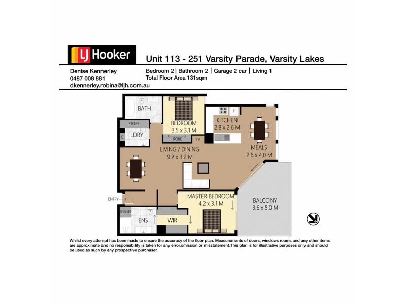 113/251 Varsity Parade, Varsity Lakes QLD 4227 Floorplan