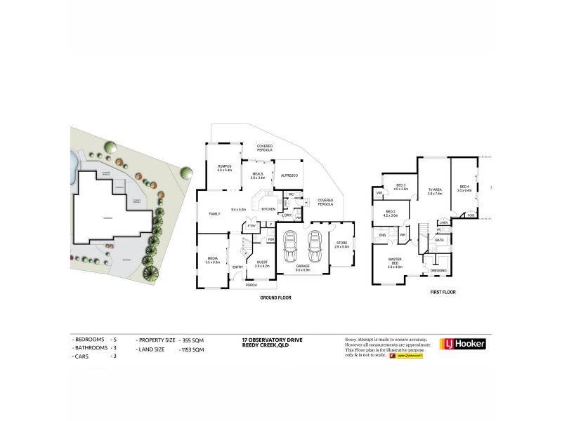 17 Observatory Drive, Reedy Creek QLD 4227 Floorplan