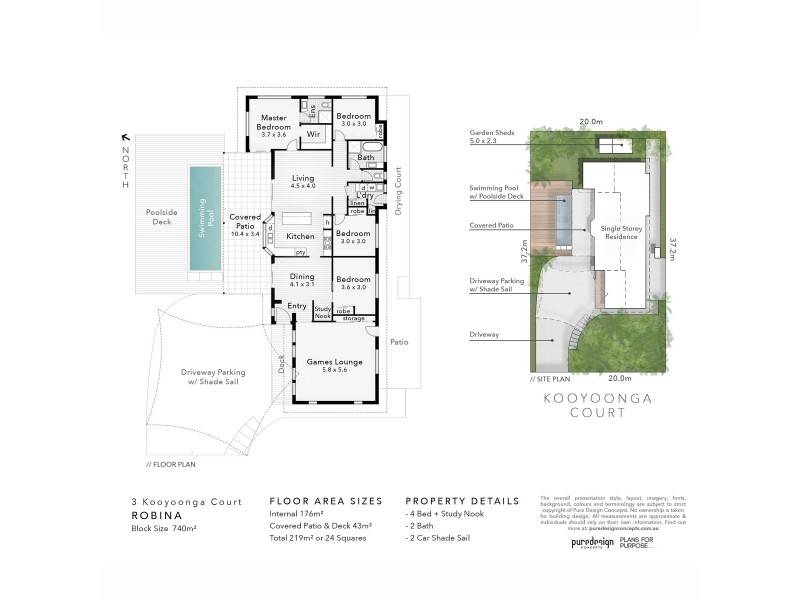 3 Kooyoonga Court, Robina QLD 4226 Floorplan