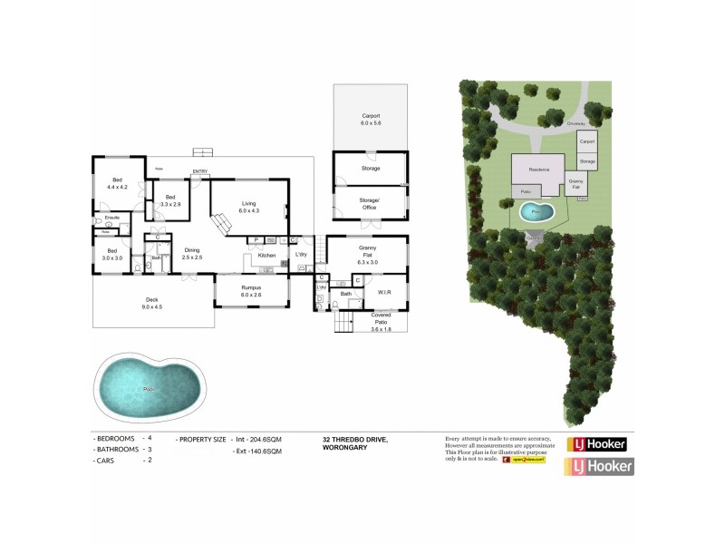 32 Thredbo Drive, Worongary QLD 4213 Floorplan