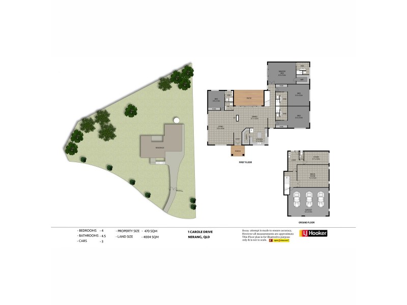 1 Carole Drive, Nerang QLD 4211 Floorplan