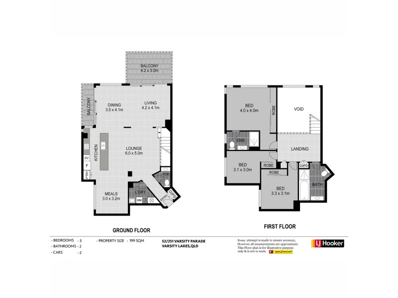 52/251 Varsity Parade, Varsity Lakes QLD 4227 Floorplan