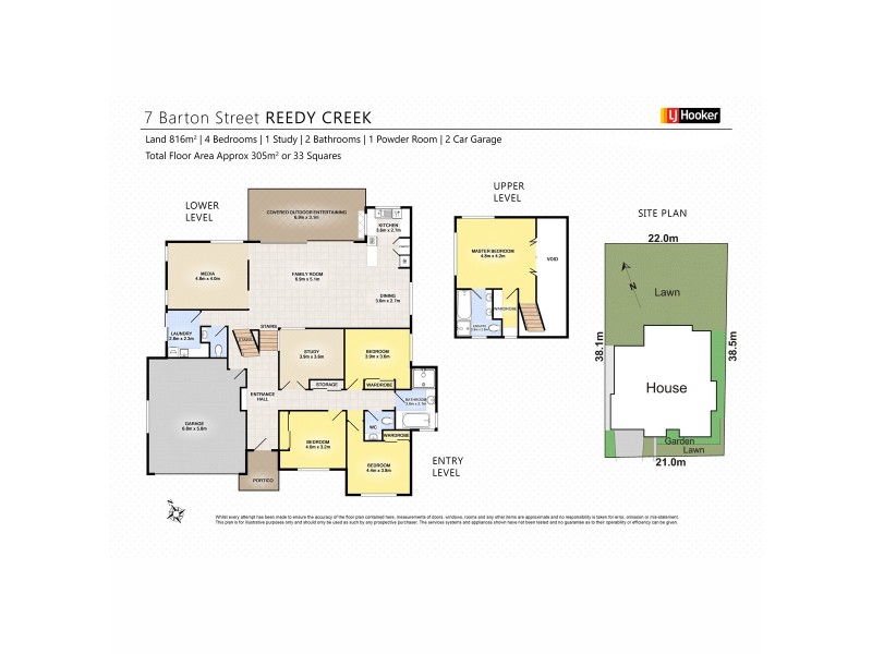7 Barton Street, Reedy Creek QLD 4227 Floorplan