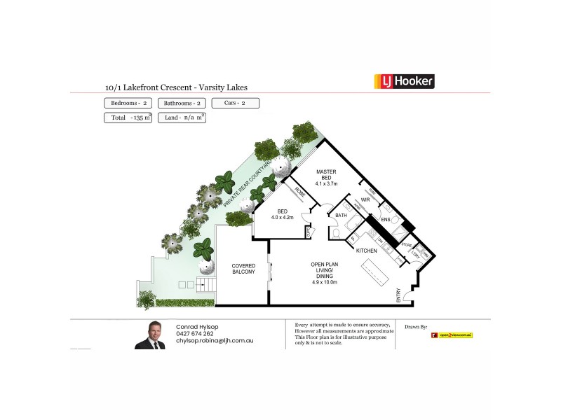 10/1 Lakefront Crescent, Varsity Lakes QLD 4227 Floorplan