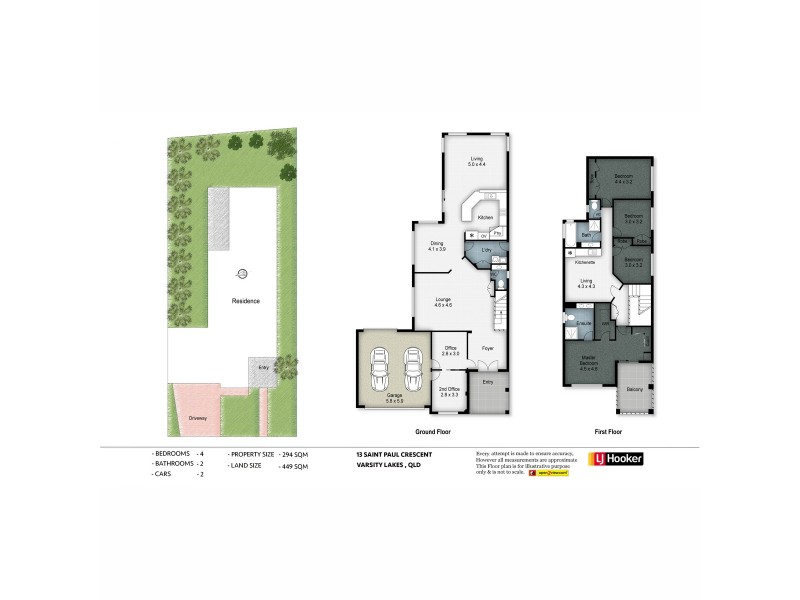 13 St Paul Crescent, Varsity Lakes QLD 4227 Floorplan