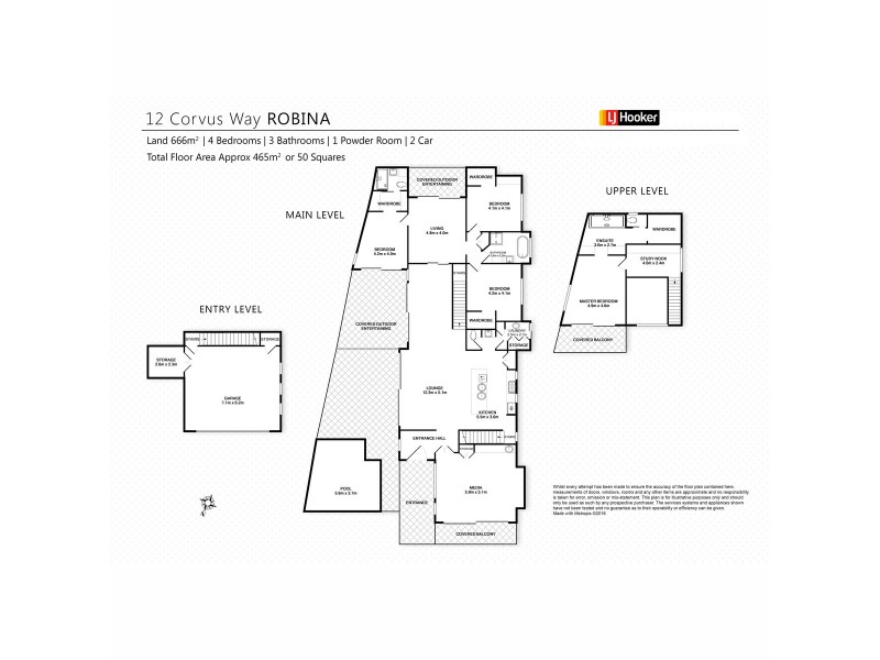 12 Corvus Way, Robina QLD 4226 Floorplan